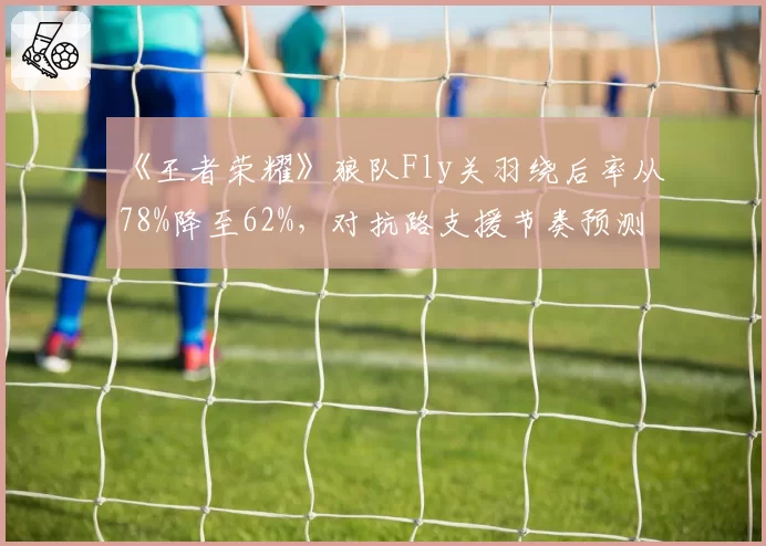 《王者荣耀》狼队Fly关羽绕后率从78%降至62%，对抗路支援节奏预测将迎变革